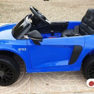 COCHE AUDI R8 "LITTLE SPYDER" 12V, AZUL, FULL OPTION - INDA587-RA-HL1818